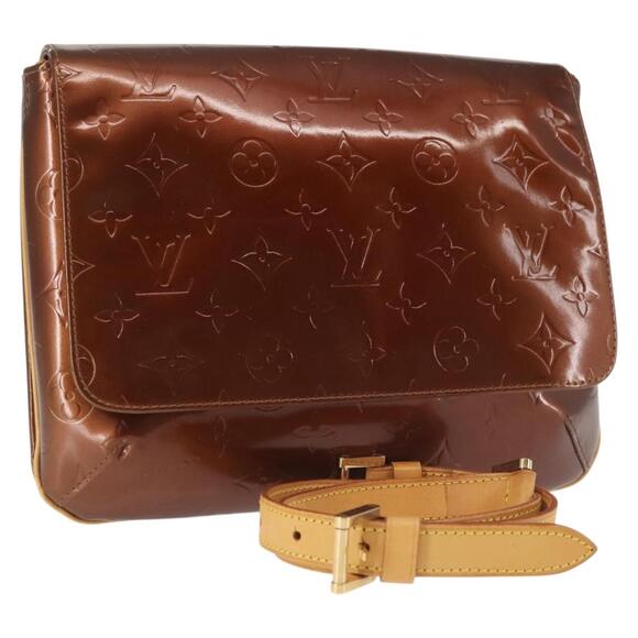 LOUIS VUITTON Monogram Vernis Thompson Street Bag Bronze M91124 - Picture 1 of 12